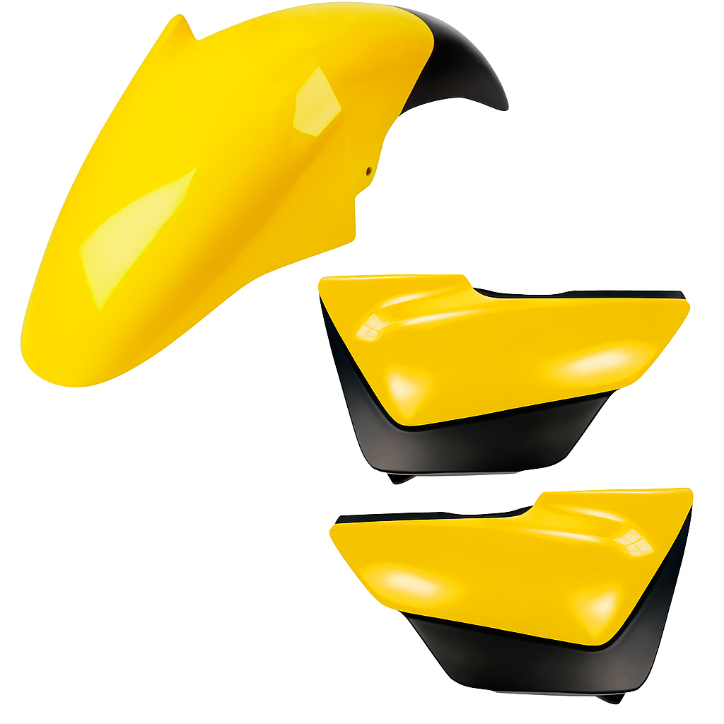 Paralama Suzuki Yes125 Yes 125 Tampa Lateral Cores Par — imagem 2 de 2
