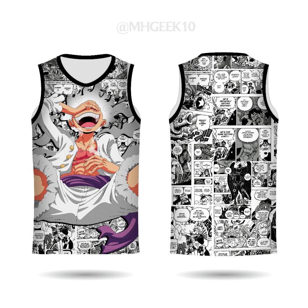 Camisa Camiseta Regata Anime One Piece Luffy Ace Zoro Nami Estampada Unisex Adulto Infantil
