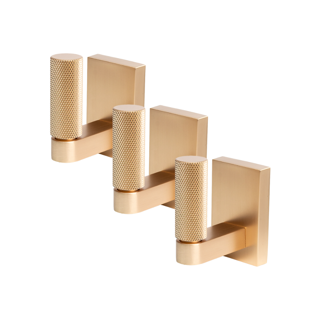 3x Cabides de Metal Para Banheiro e Closet Toalha Roupa Bolsa