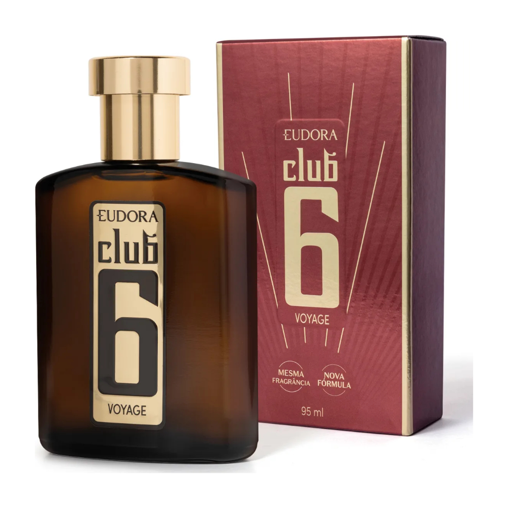 Perfume Club 6 Voyage Eudora 95 ml em Oferta na Shopee