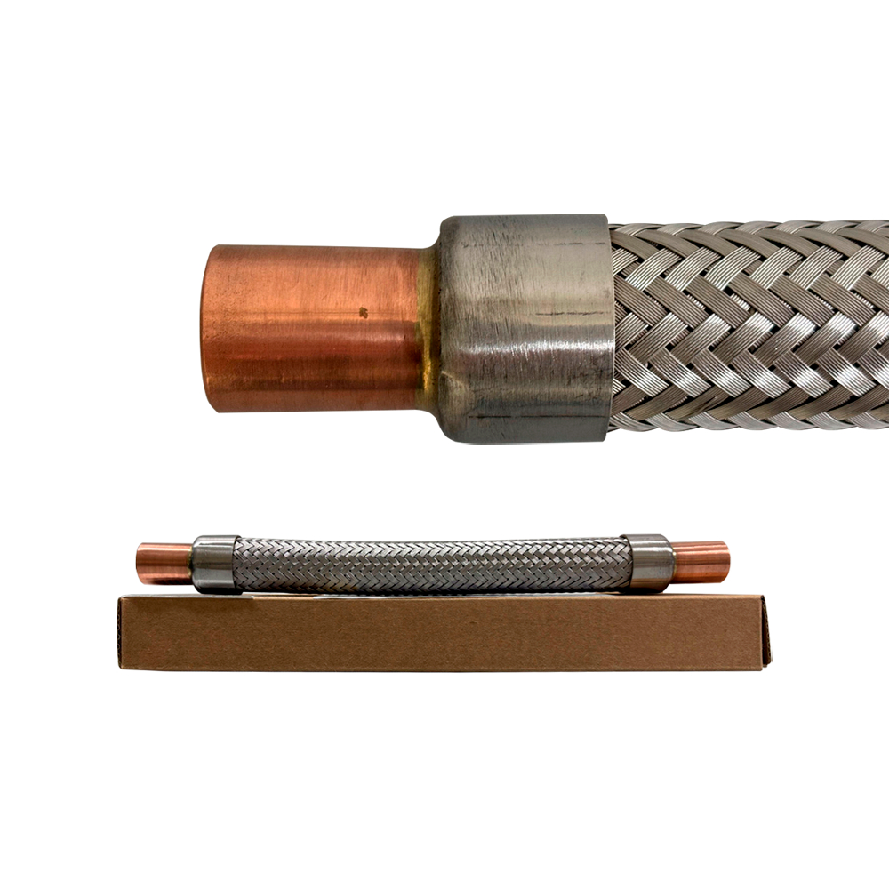 Tubo Flexível Eliminador de Vibração Cobre-Inox 5/8"