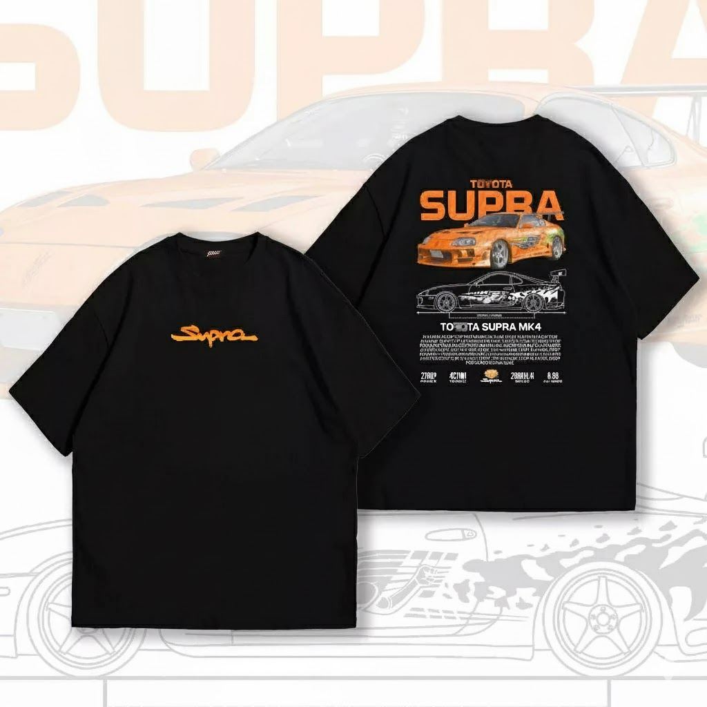Camiseta Unissex Algodão Racing Toyota Supra