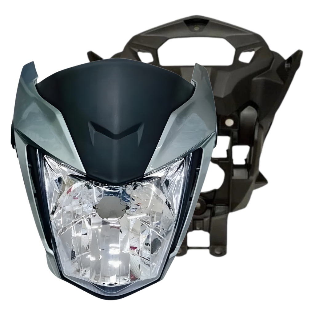Frente Farol Completo Titan 160 2016 Á 2021 Prata Ibiúna Metálico em Oferta na Shopee