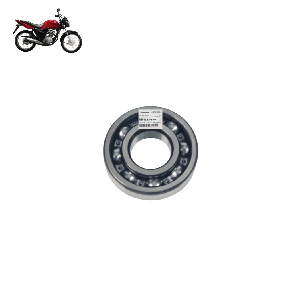 Rolamento Eixo Secundario Esquerdo Cg 125 Cg 150 6204 Original Honda em Oferta na Shopee