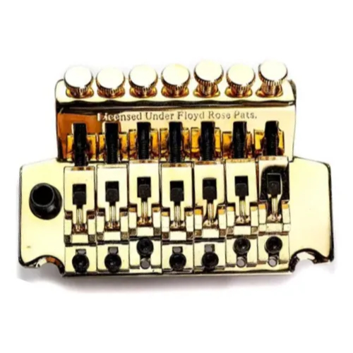 Ponte Para Guitarra 7 Cordas Floyd Rose Completa Dourada BL007GD