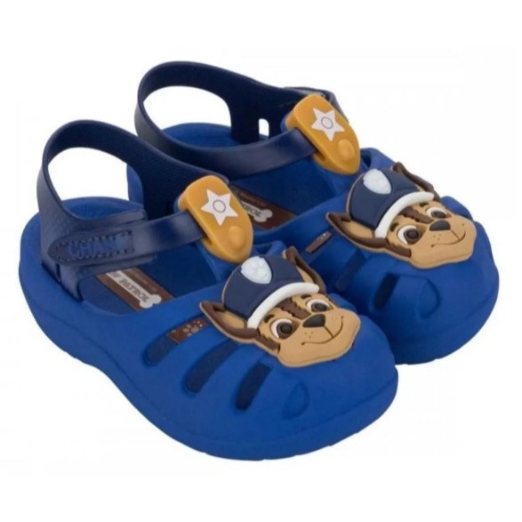 SANDALIA  PATRULHA CANINA AZUL/MARROM em Oferta na Shopee