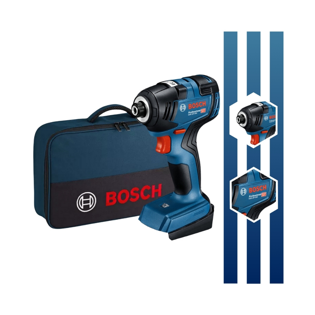 Parafusadeira De Impacto Bosch Gdr 18v 200 - Somente Máquina E Bolsa em Oferta na Shopee