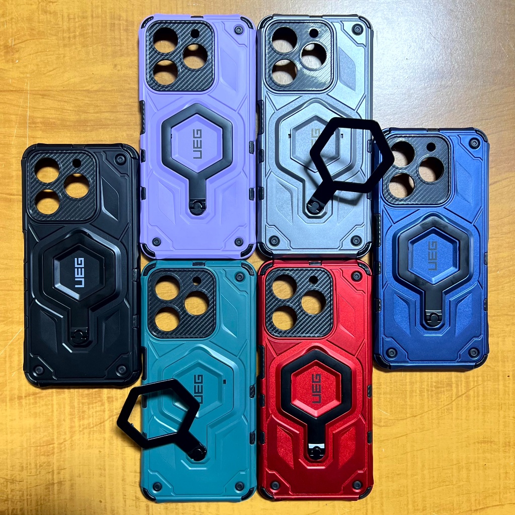 Capa Capinha Compativel Realme C61 / Realme C63 - Case ANTI iMPACTO premium com Suporte De Apoio Embutido