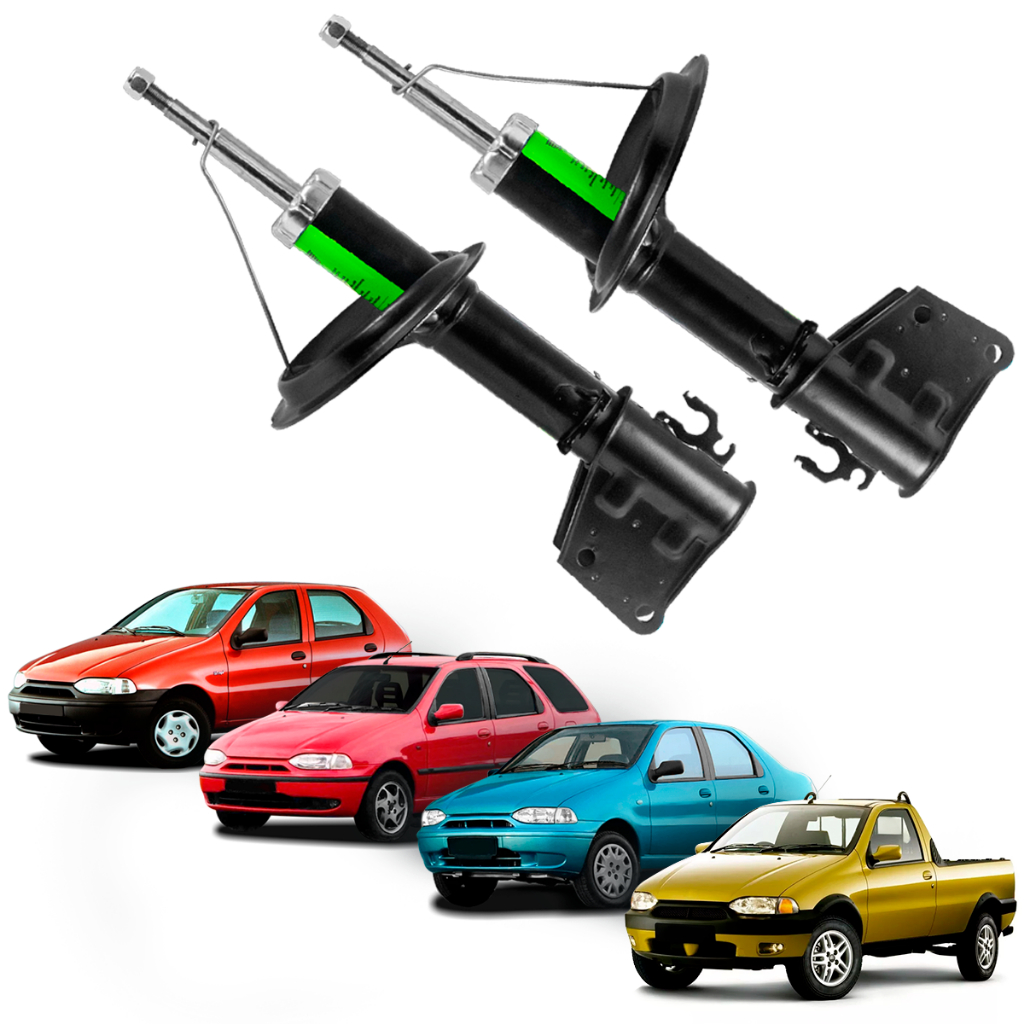 Par Amortecedor Dianteiro Palio Siena Weekend Strada G1 Prato Grande 1997 1998 1999 2000 em Oferta na Shopee