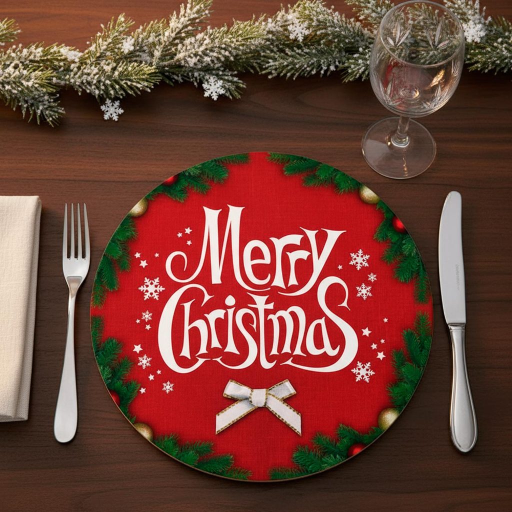 Capas Sousplat Decorativos / Natal Jogo Americano Vários Modelos 35x35 em Oferta na Shopee