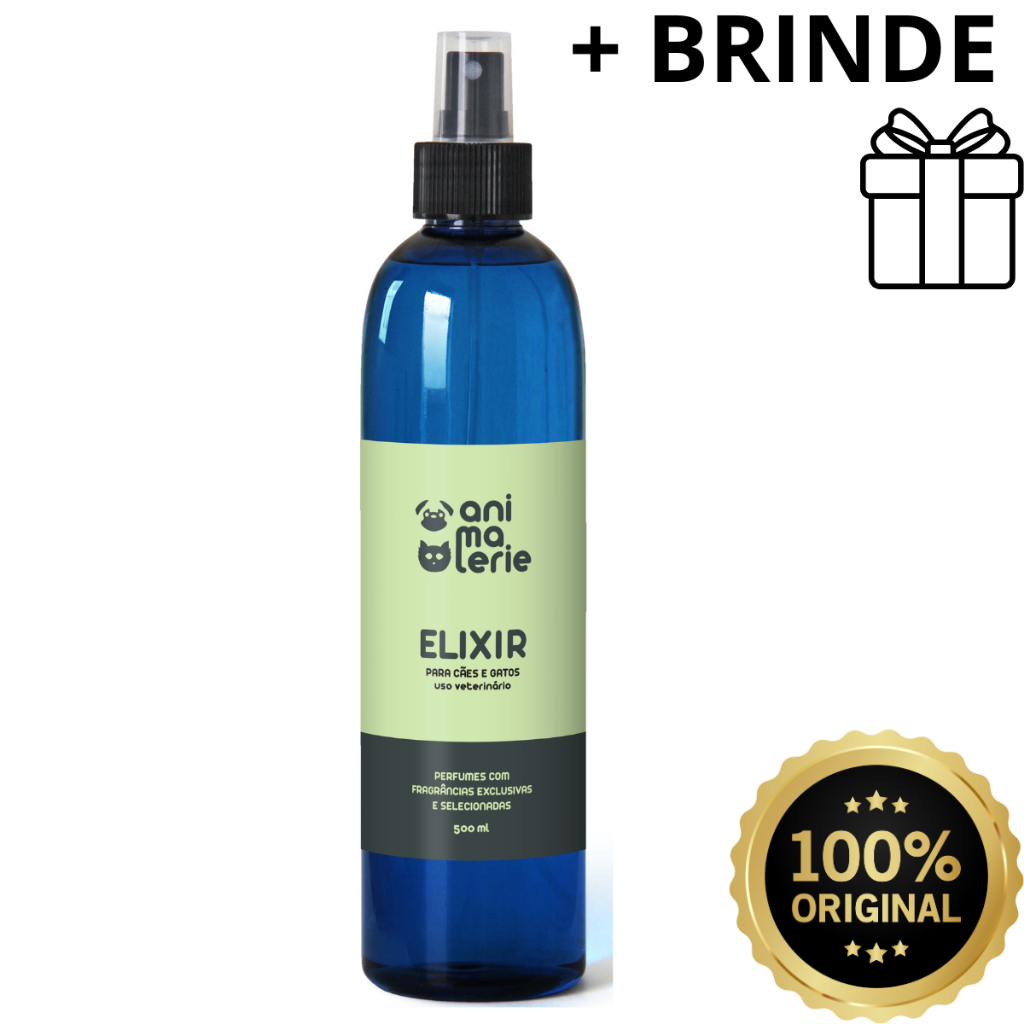 Perfume Animalerie Elixir 500ml Colonia Para Cães E Gatos - Perigot Original
