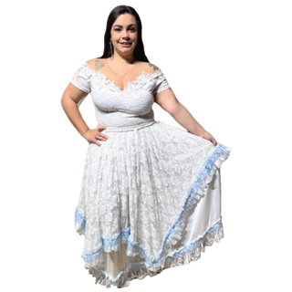 Saia Renda 3m Umbanda e Candomblé em Oferta na Shopee