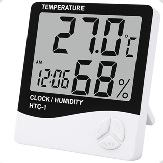 Relógio Digital Termo Higrômetro Termômetro Medidor Temperatura Umidade Ambiente em Oferta na Shopee