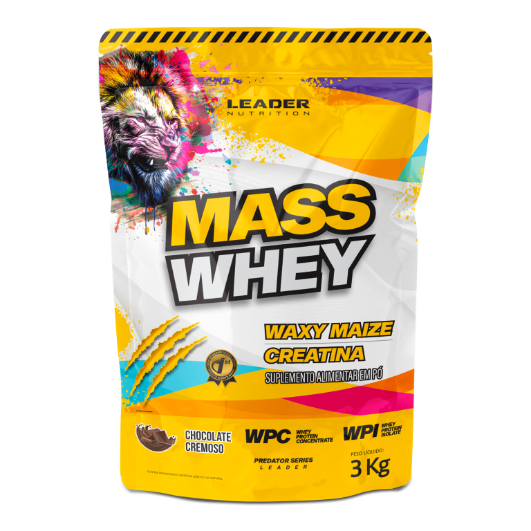 Hipercalórico Mass Whey 3kg - Leader Nutrition