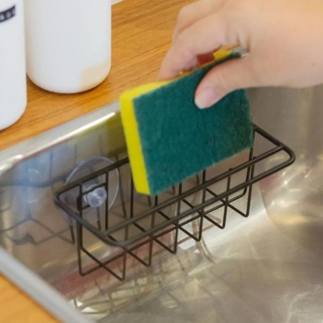 Suporte de Pia Organizador para Esponja com Ventosa Cozinha Banheiro em Oferta na Shopee
