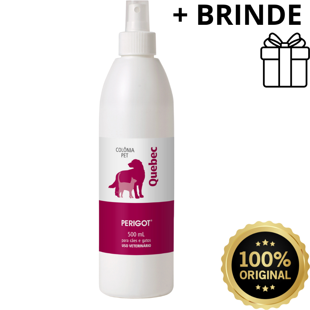 Colonia Quebec Inspiração Malbec - Perigot Original Para Caes E Gatos - Colonia Pet Profissional