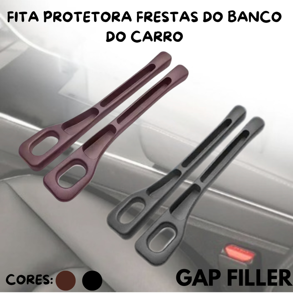 Gap Filler Organizador de Assento para Carro  –  Evite Perder Objetos no Vão Preto Marrom / Castanho em Oferta na Shopee