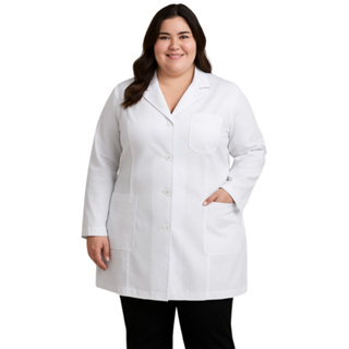 Jaleco Jalecos Feminino Plus Size Laços Varias Cores - Feminino em Oferta na Shopee
