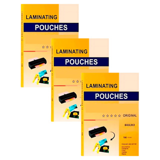 300un Plástico para Plastificação RG 80x110mm 0,05mm Resistente em Oferta na Shopee