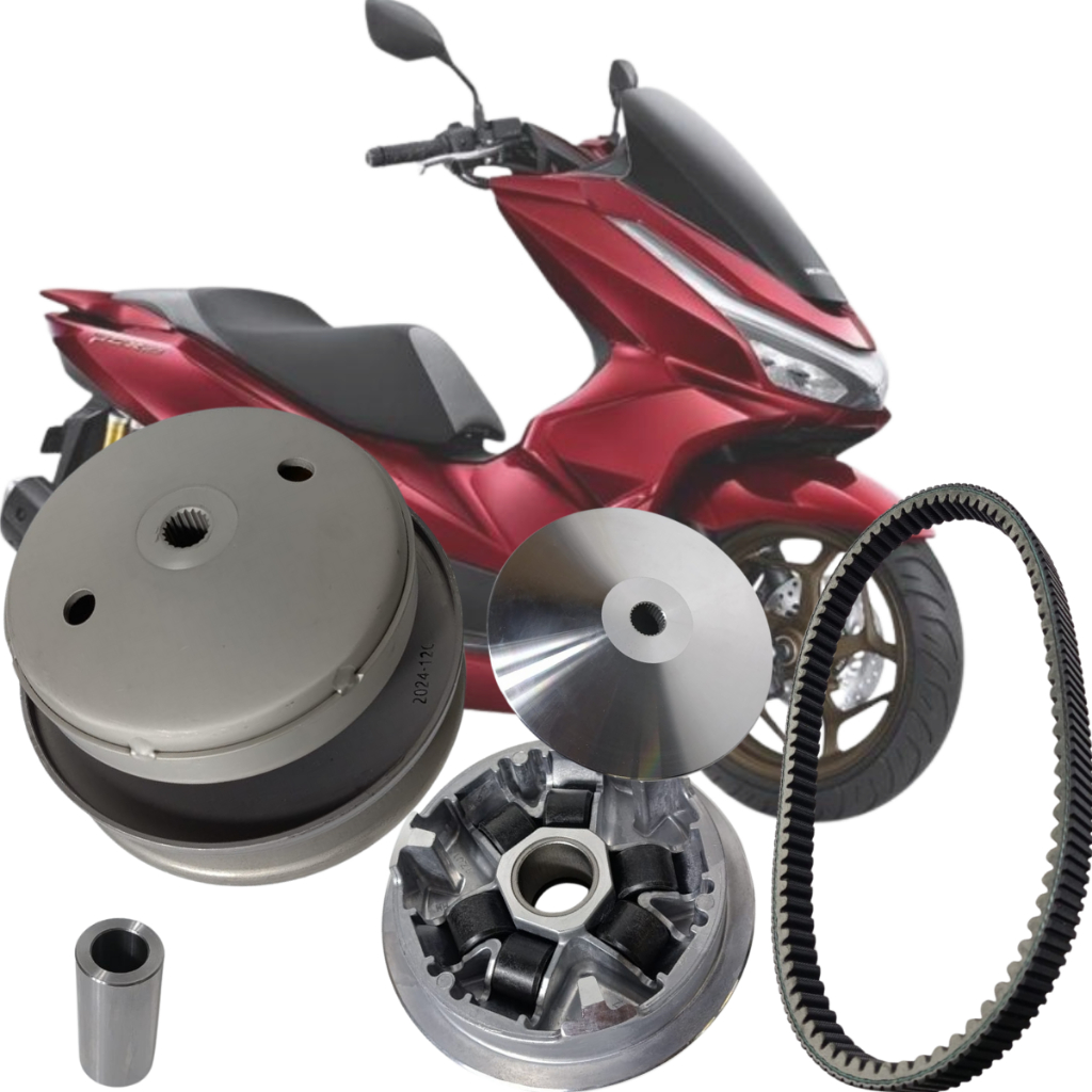 Kit Embreagem Primaria Secudnaria + Correia Transmissão Tração Cvt Pcx 160 2023 2024 2025