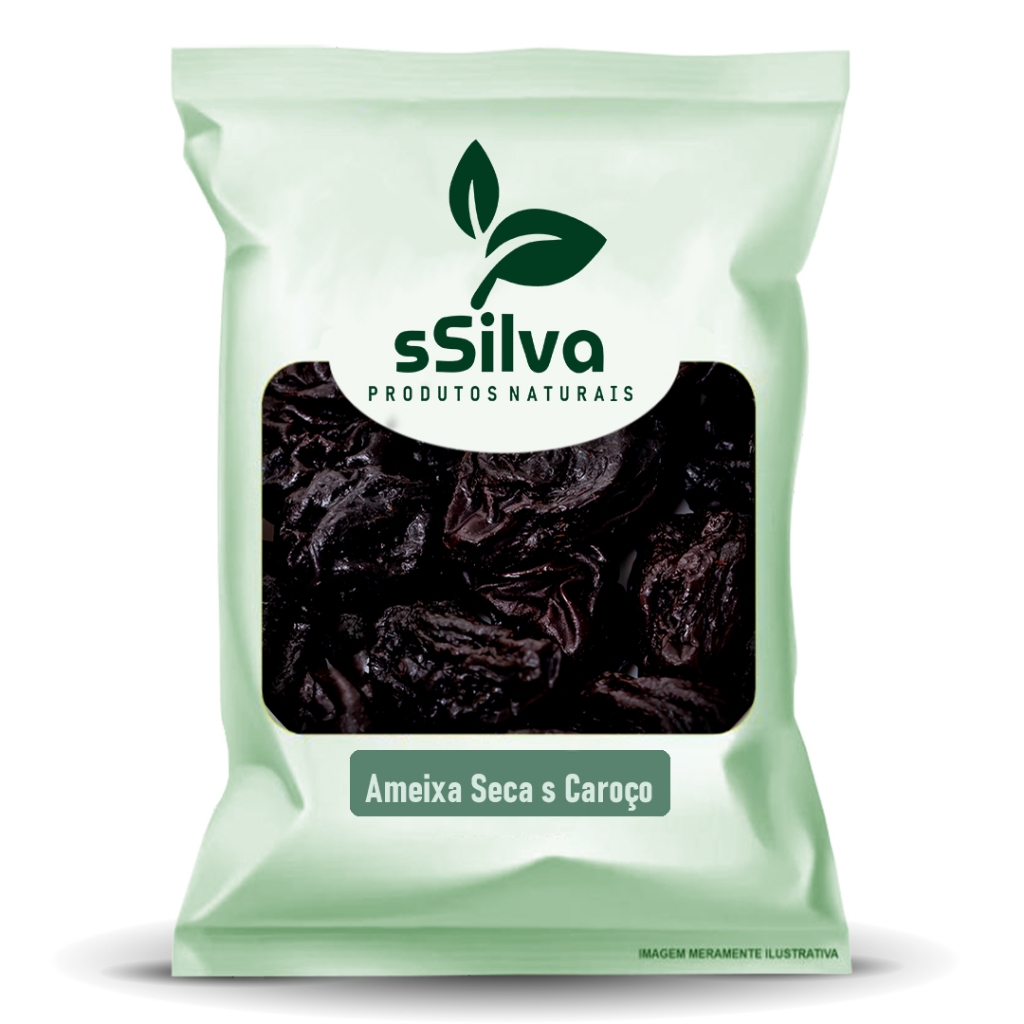 Ameixa Seca Sem Caroço ( Frutas Seca) sSilva Produtos Naturais