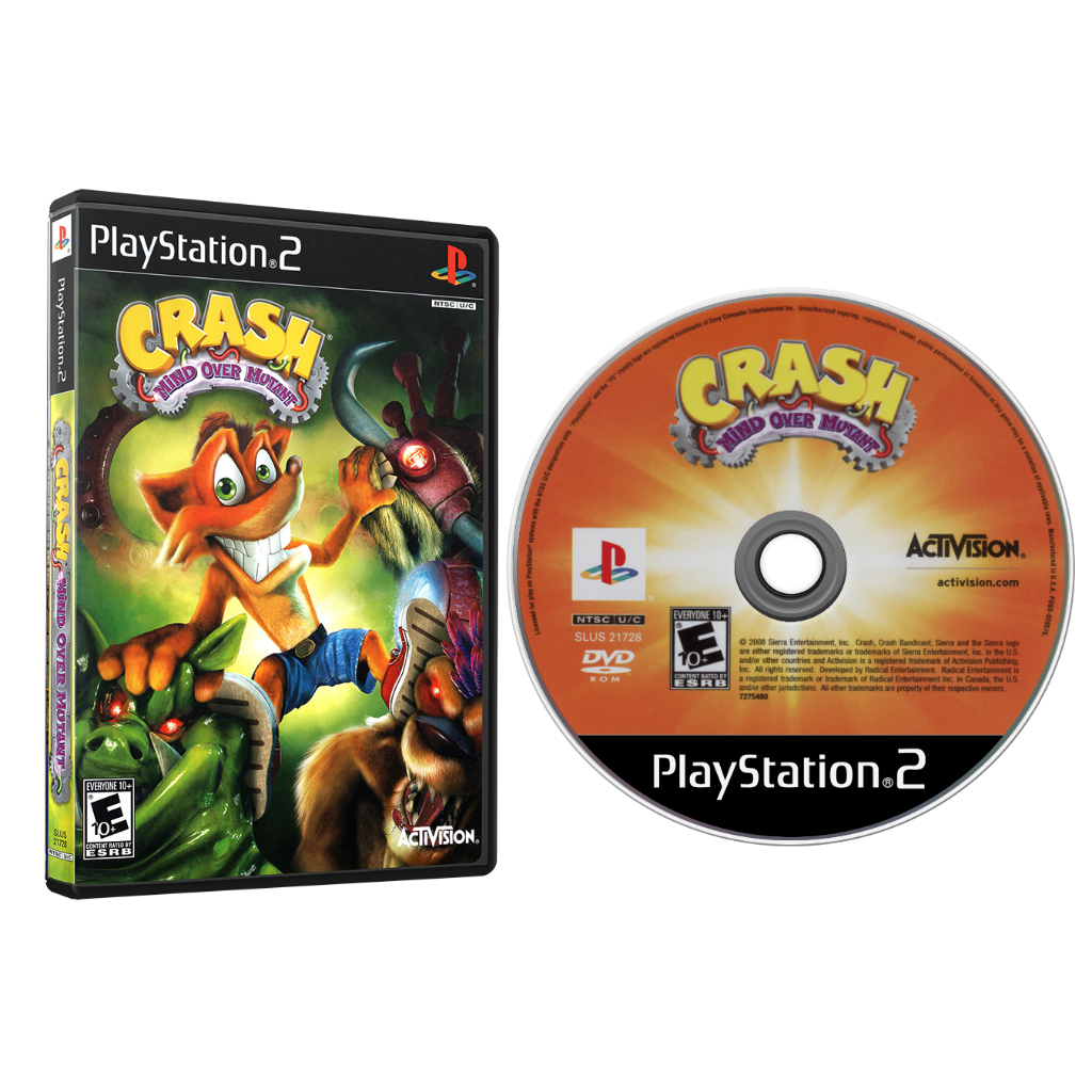 Jogo Crash Mind Over Mutant Para PS2 Playstation 2