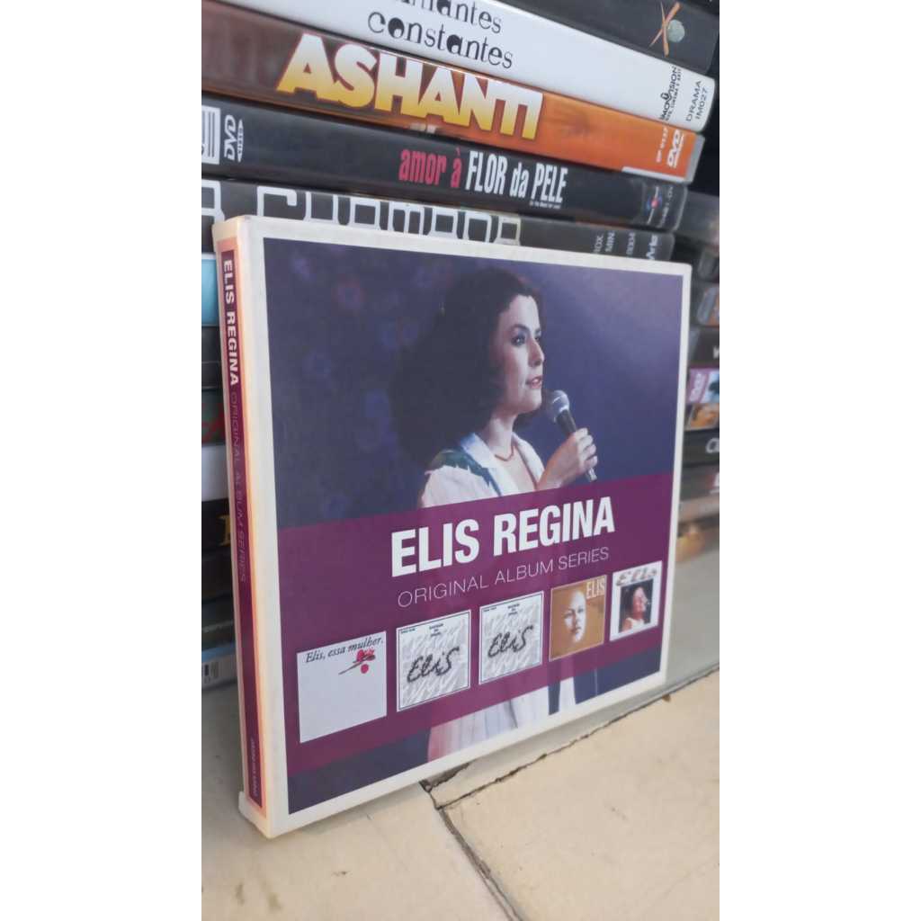 Cd box - Elis Regina Original Album - NOVO 5 Cds -essa mulher saudades do brasil elis por elis elis vive