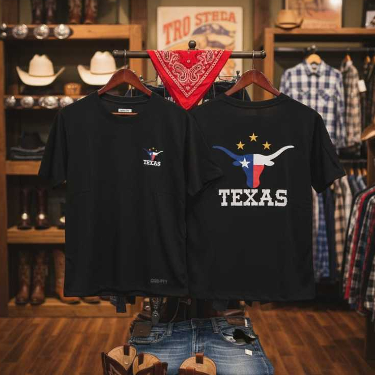 Camiseta Menino Infantil Juvenil Bruto Texas Country Colorida Cowboy Boaideiro Dry Fit