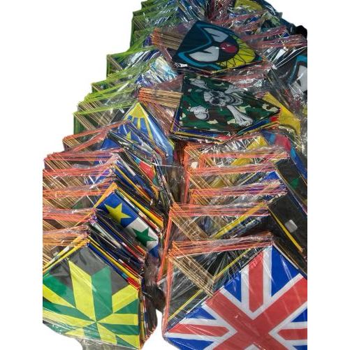 KIT 10 PIPAS MUCHA MUCHA 50 CM COM RABIOLA + LINHA 200 JDS