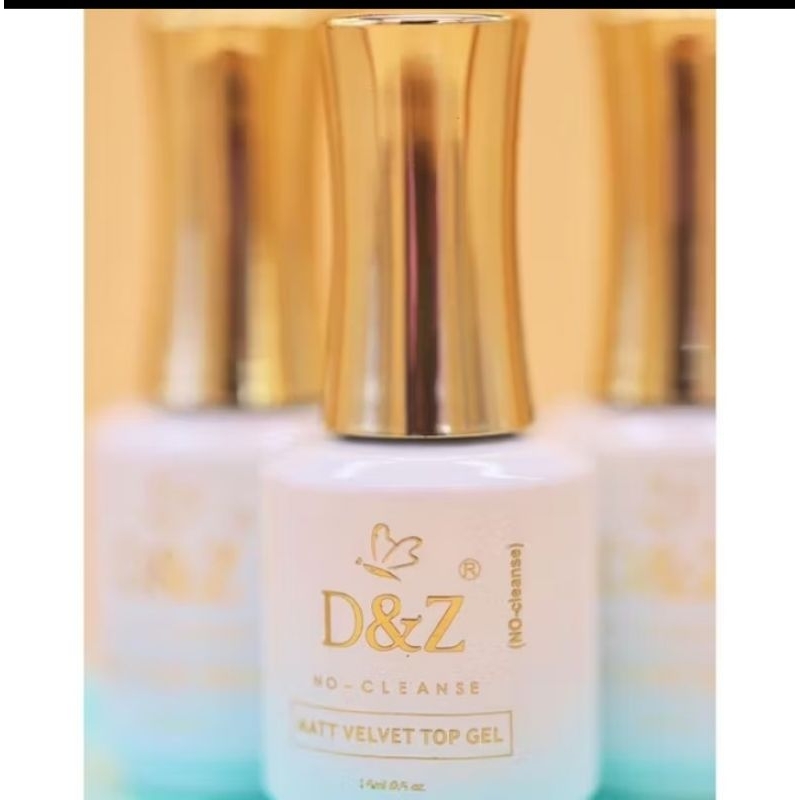 Top Coat Matte Velvet top gel d&z 15ml efeito FOSCO em Oferta na Shopee