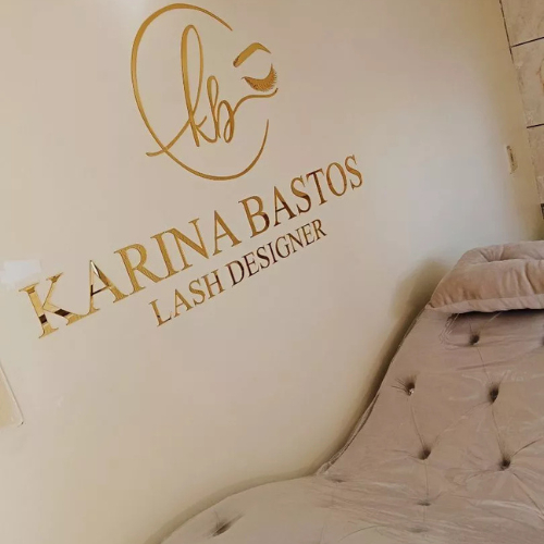 Logomarca em Acrílico Espelhado para Parede – Sofisticação e Modernidade na Sua Decoração ate 130 cm