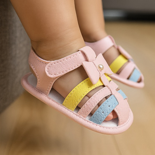 Sandalia Bebê Franciscana Menina Confortável na Promoção