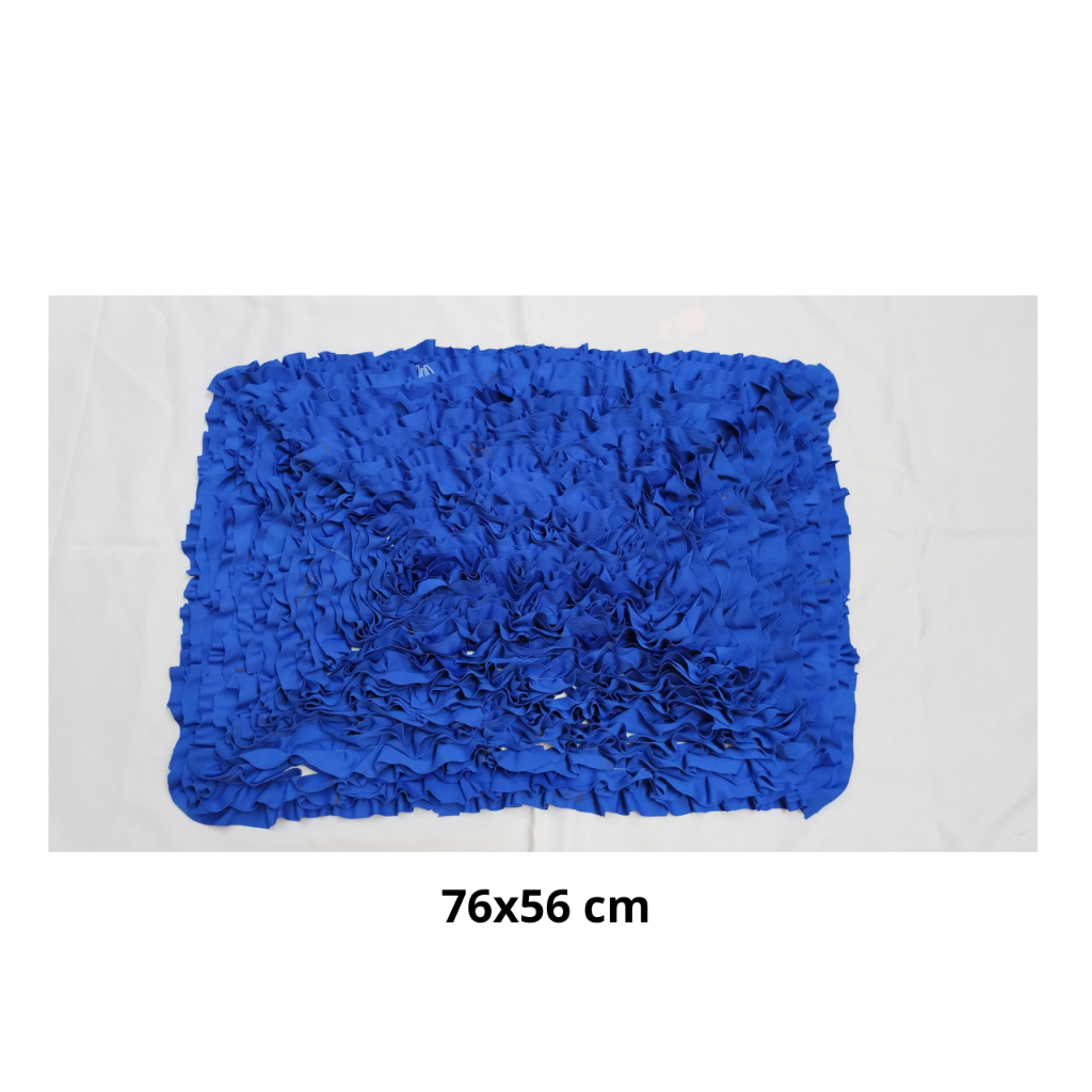 Tapete/Tapete de Retalho de Malha/Tapetes/Tapetes Coloridos/Tapete Bege/Tapete Azul/Tapete Listrado