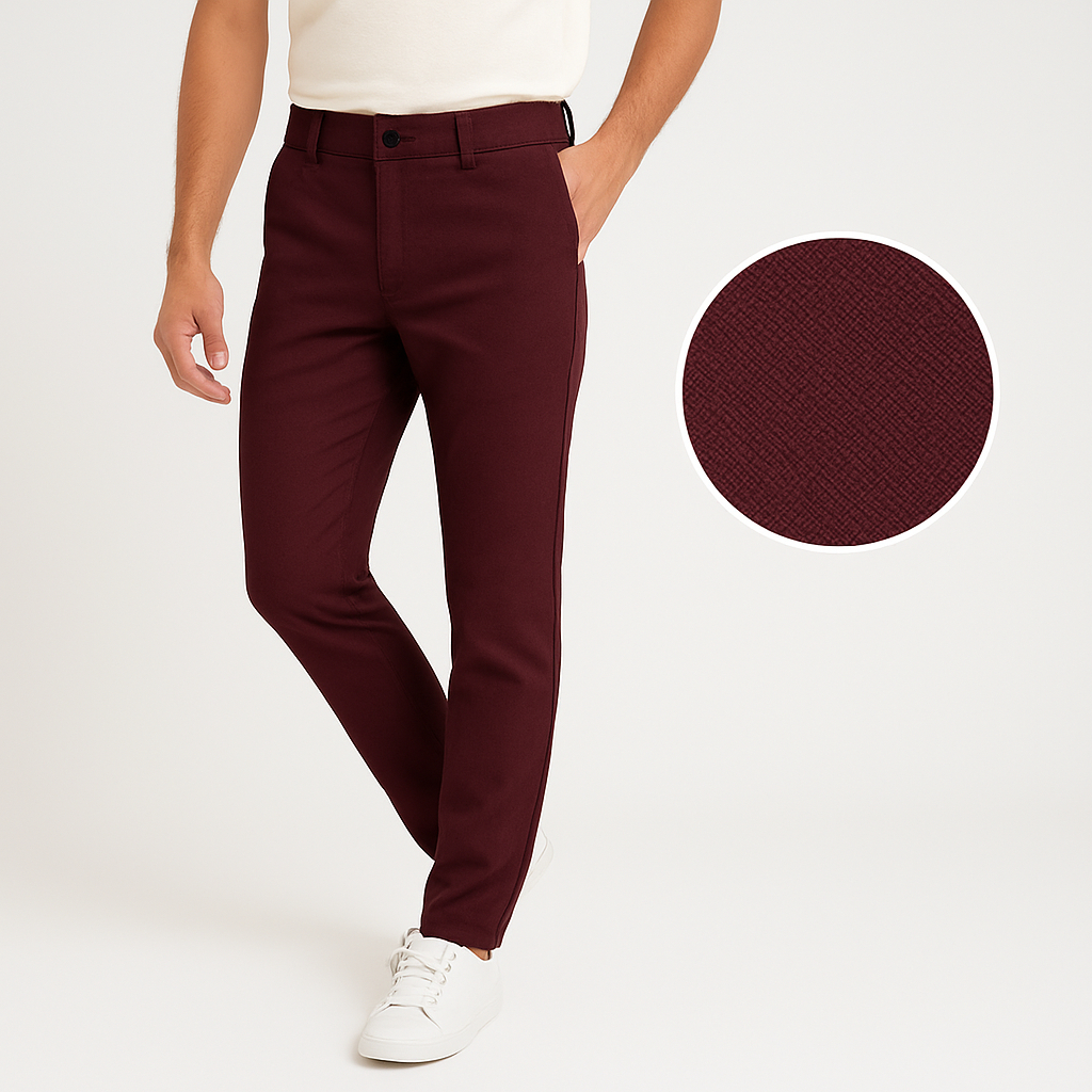 Calça Sarja Masculina Sport Fino Texturizada Slim Premium Confortável Moderna Elegante Casual