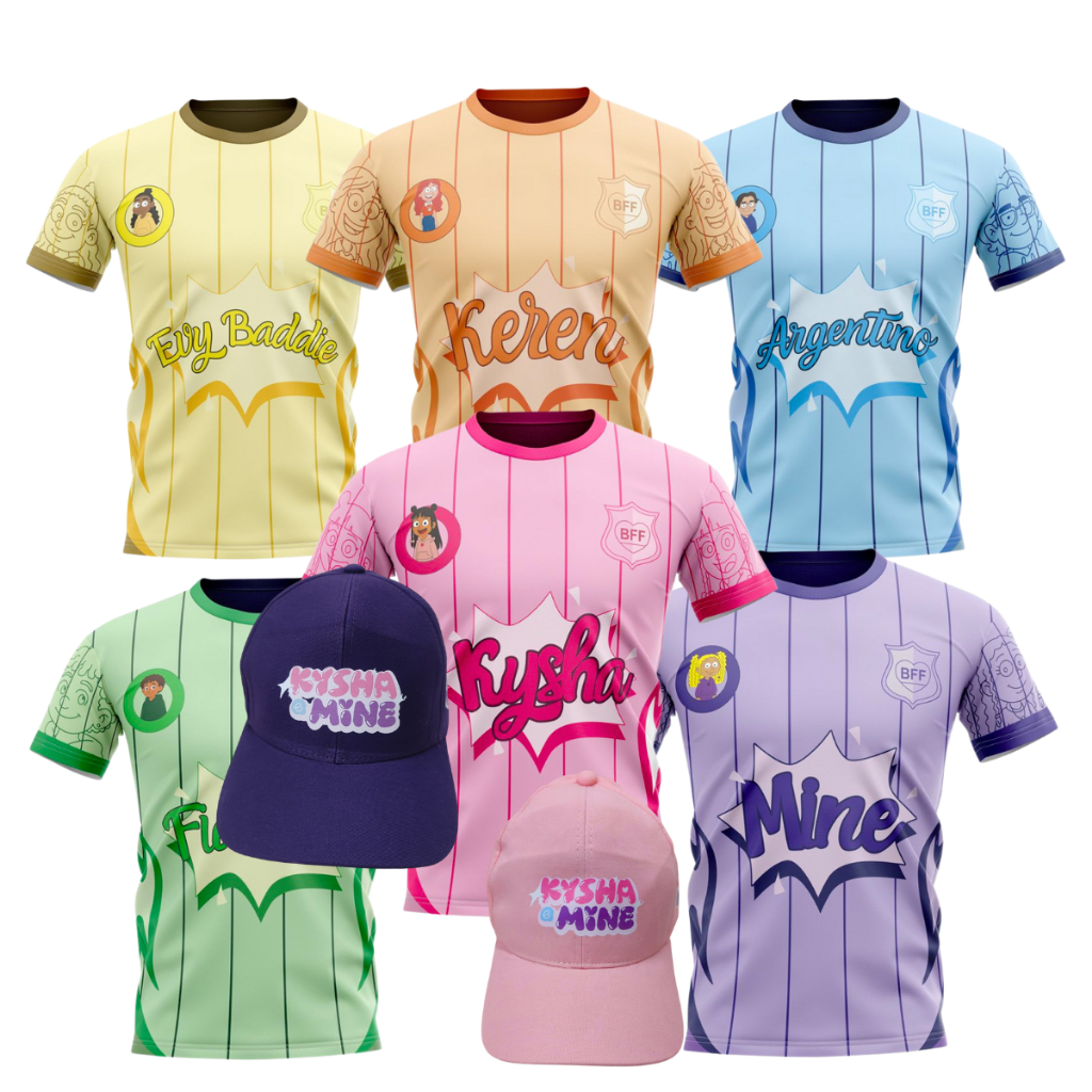 Camiseta turma Kisha E Mine listrada Lance De Escola Youtuber best friends Show camiseta kisha e mine colegial em Oferta na Shopee