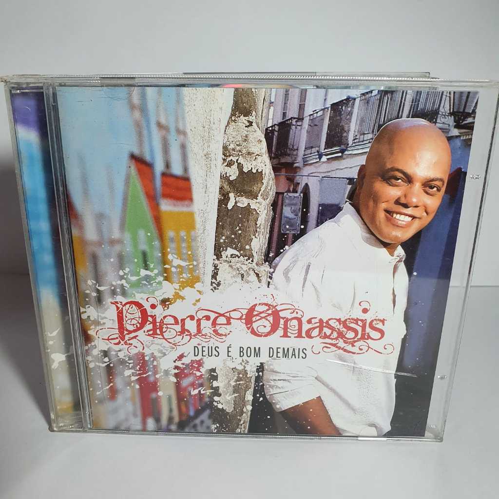 CD Pierre Onassis – Deus é Bom Demais – Gospel / Música Religiosa – Original – Colecionador – Raro
