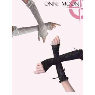 Luva de Renda com Lacinho sem Dedos em Oferta na Shopee