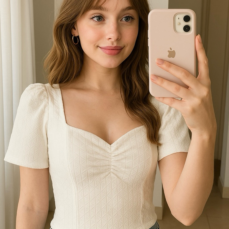 Cropped Manga Bufante Preto: Onde Comprar | BuscaProdutos