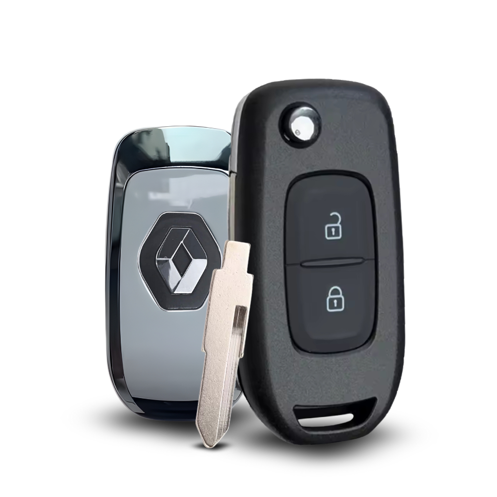 Carcaça Chave Canivete Renault Kwid 2 Botões 2017 A 2020 em Oferta na Shopee