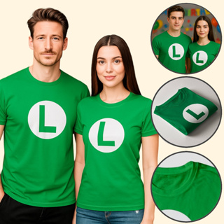 Camiseta Do Mario Bros ou Do Luigi 100% Algodão Adulto em Oferta na Shopee