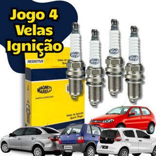 Jogo 4 Velas Mm Palio Siena Weekend 1.0 1.3 1.4 8v 1996-2016 Magneti Marelli em Oferta na Shopee