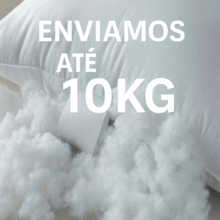 5Kg De Fibra Extra Virgem Para Enchimentos Branca SIliconada Confortável em Oferta na Shopee