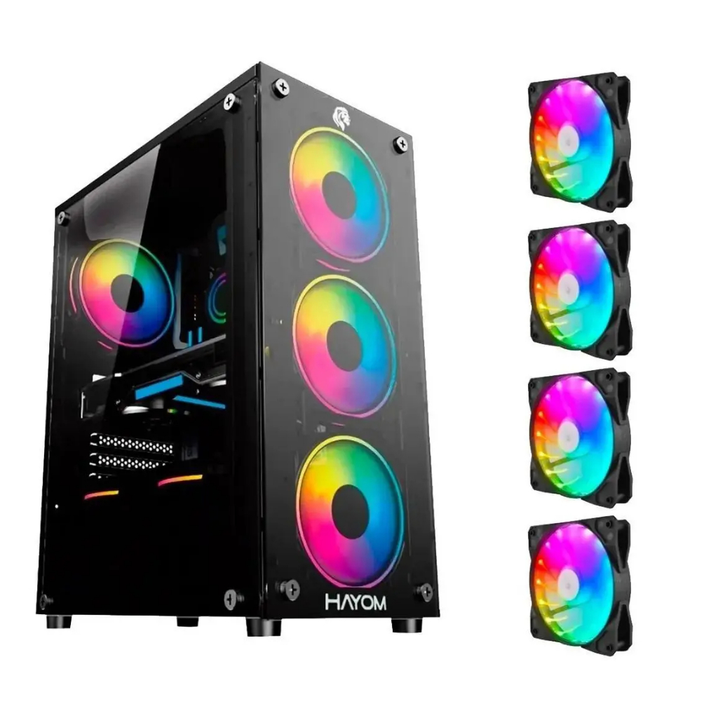 Computador Gamer Streamer Ryzen 7 5700x RX 580 8GB 32GB DDR4 3200MHZ 480GB Ssd Windows 11