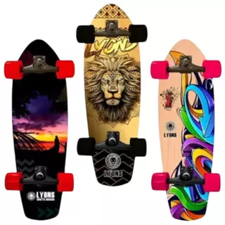 Skate Simulador De Surf Profissional Lyons com rolamentos Abec 15