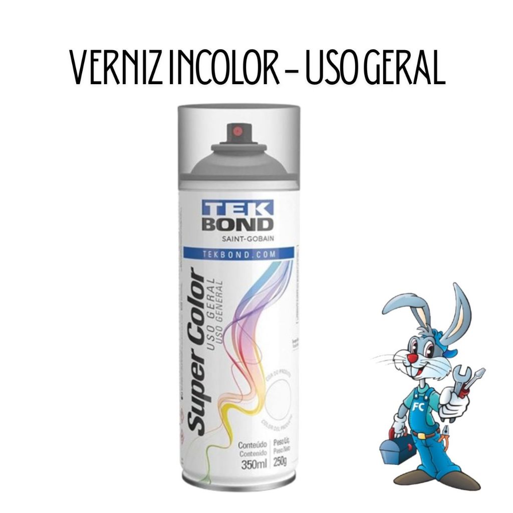 Spray Tek Bond - Verniz (USO GERAL) - cód 31912