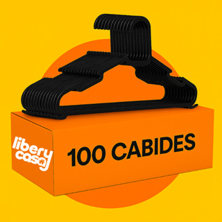 Cabide Adulto Kit 100 Organizador de roupas Reforçados preto em Oferta na Shopee