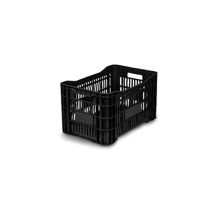 Kit Caixas Plasticas Hortifruti Organizadora Empilhável Vazada 46 Litros Resistente
