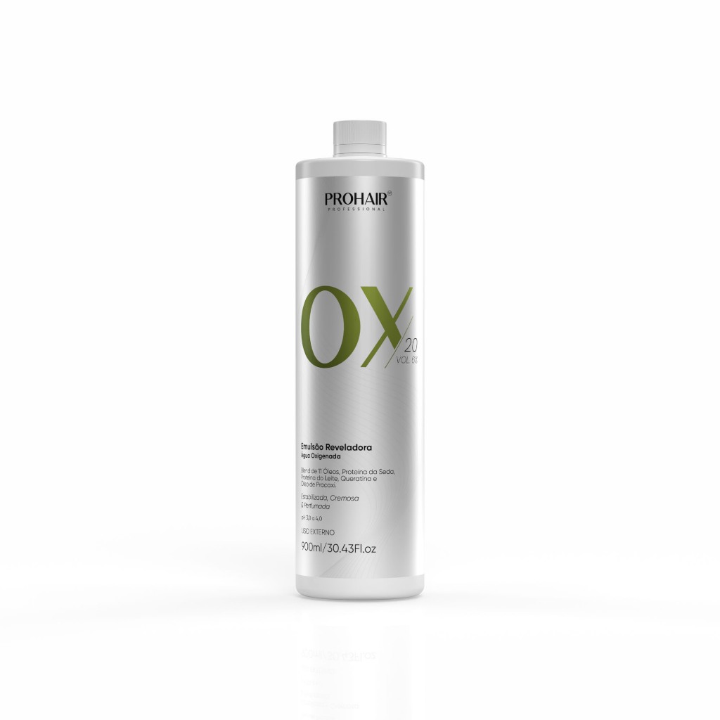 Água Oxigenada 900ml OX Cremosa Volume 20 Prohair