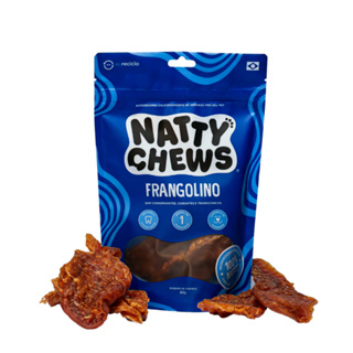 Natty Chews Frangolino Sabor Natural Cães 80 g em Oferta na Shopee