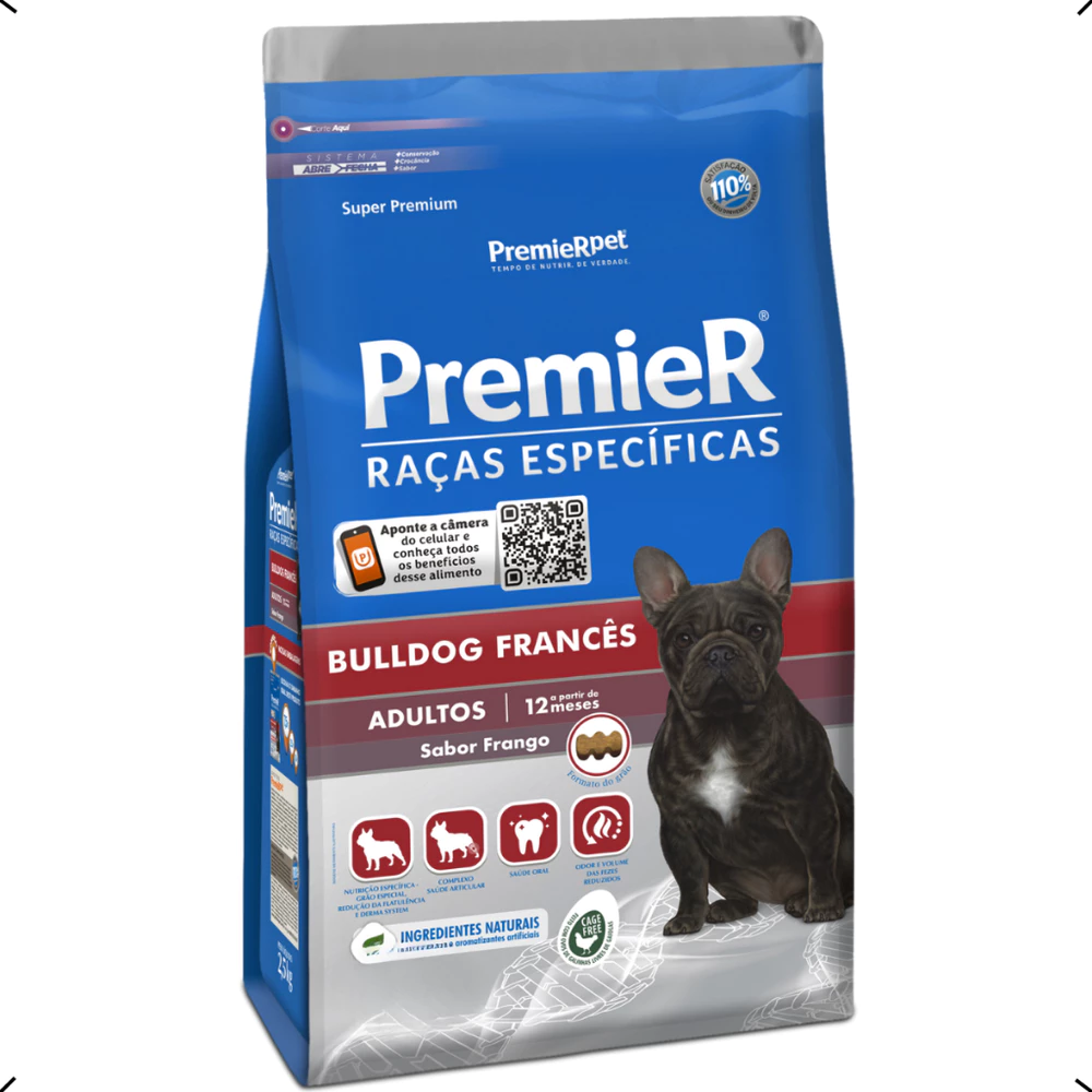 RAÇÃO PREMIER RAÇA ESPECIFICA BULLDOG FRANCES ADULTO 7,5KG